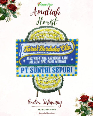 Papan Bunga Duka di Silinda