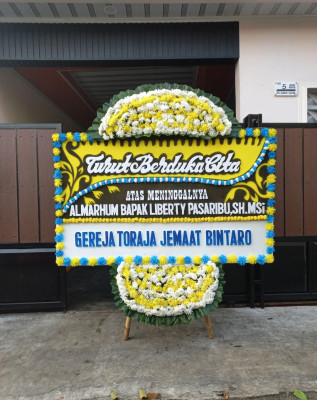 Papan Bunga Duka di Silinda