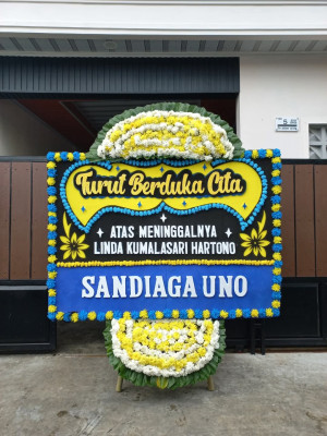 Papan Bunga Duka di Silinda